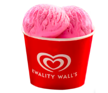 KWALITY WALLS STRAWBERRY CUP ICE CREAM